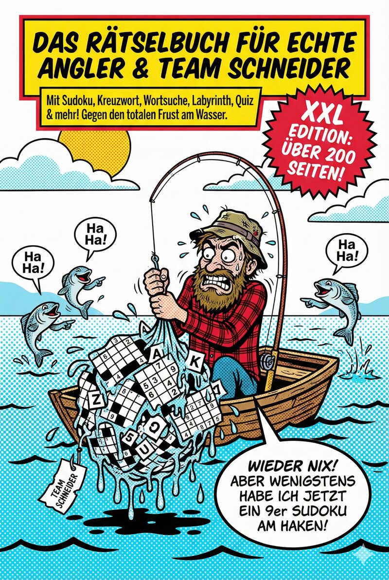 Das Rätselbuch für echte Angler & Team Schneider